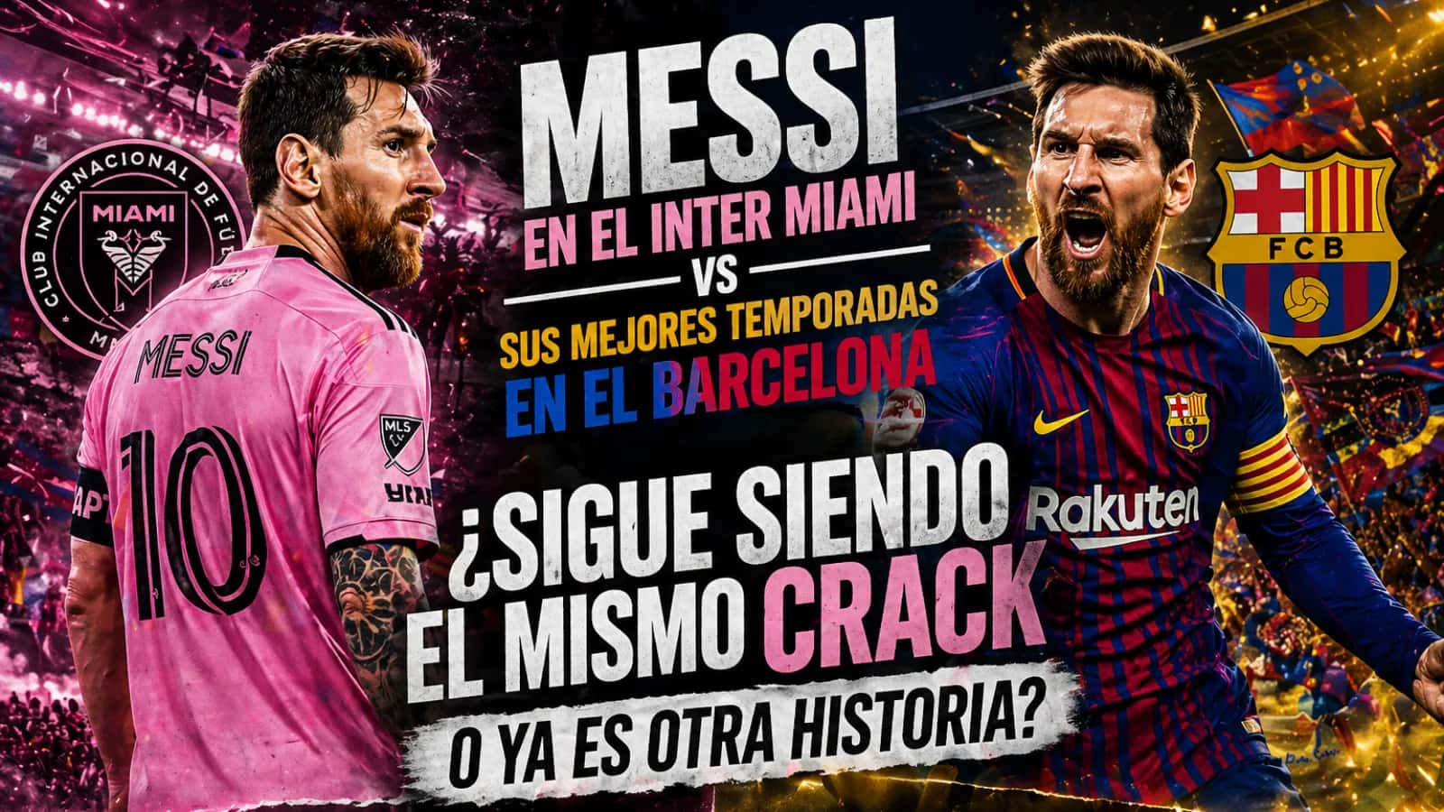 Messi en el Inter Miami vs sus mejores temporadas en el Barcelona: ¿sigue siendo el mismo crack o ya es otra historia?