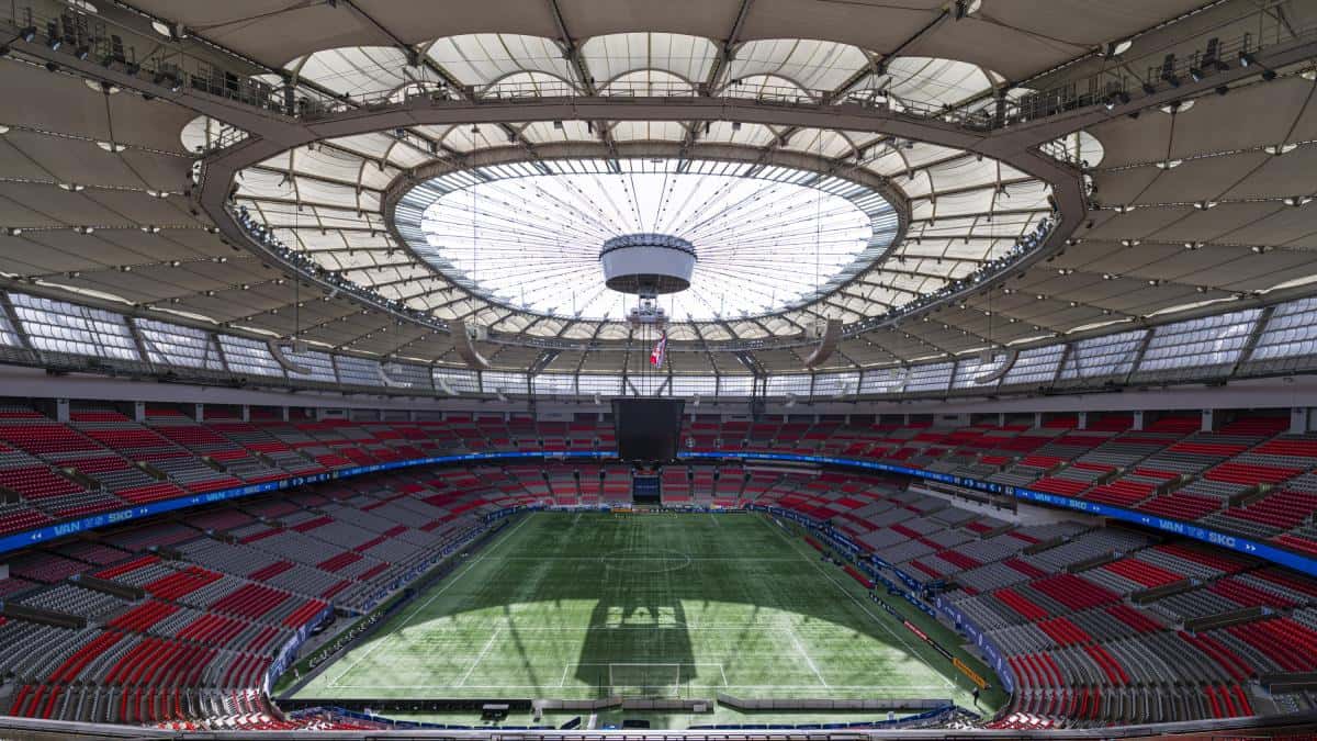 BC Place de Vancouver: estadio canadiense con techo inflable y techo retráctil, clave para el Mundial 2026