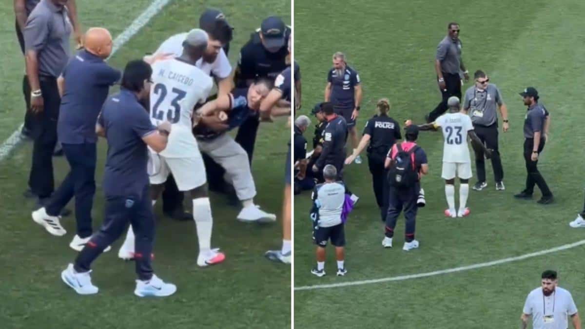 Ecuador vs Guatemala: Moisés Caicedo se enfrenta a la seguridad tras un incidente con un hincha