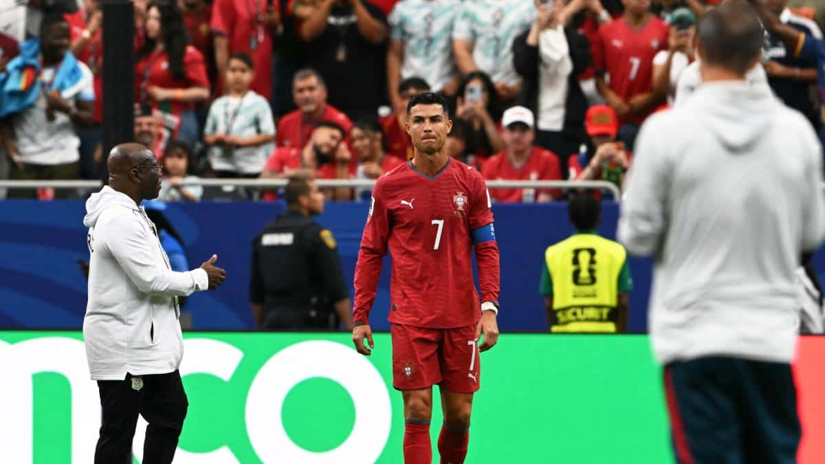 Cristiano Ronaldo se quedó sin gol y Portugal empató 1-1 con República Democrática del Congo en el Mundial
