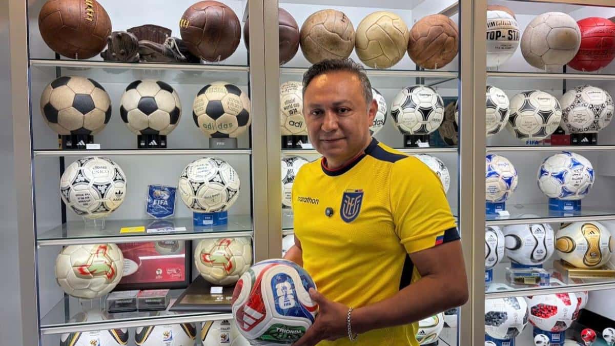 Fabián Flores: del sueño migratorio en Nueva Jersey a la colección completa de balones de los Mundiales