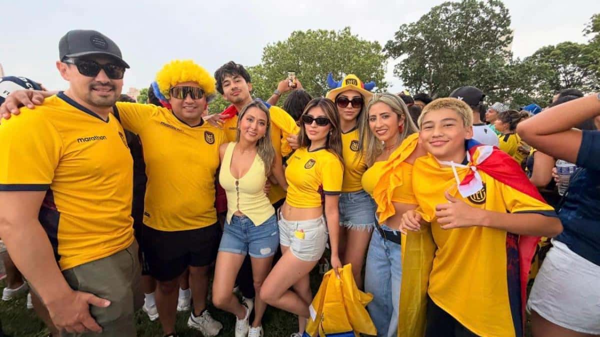Afición ecuatoriana se congregó en Kansas para respaldar a la Tri antes de enfrentar a Curazao