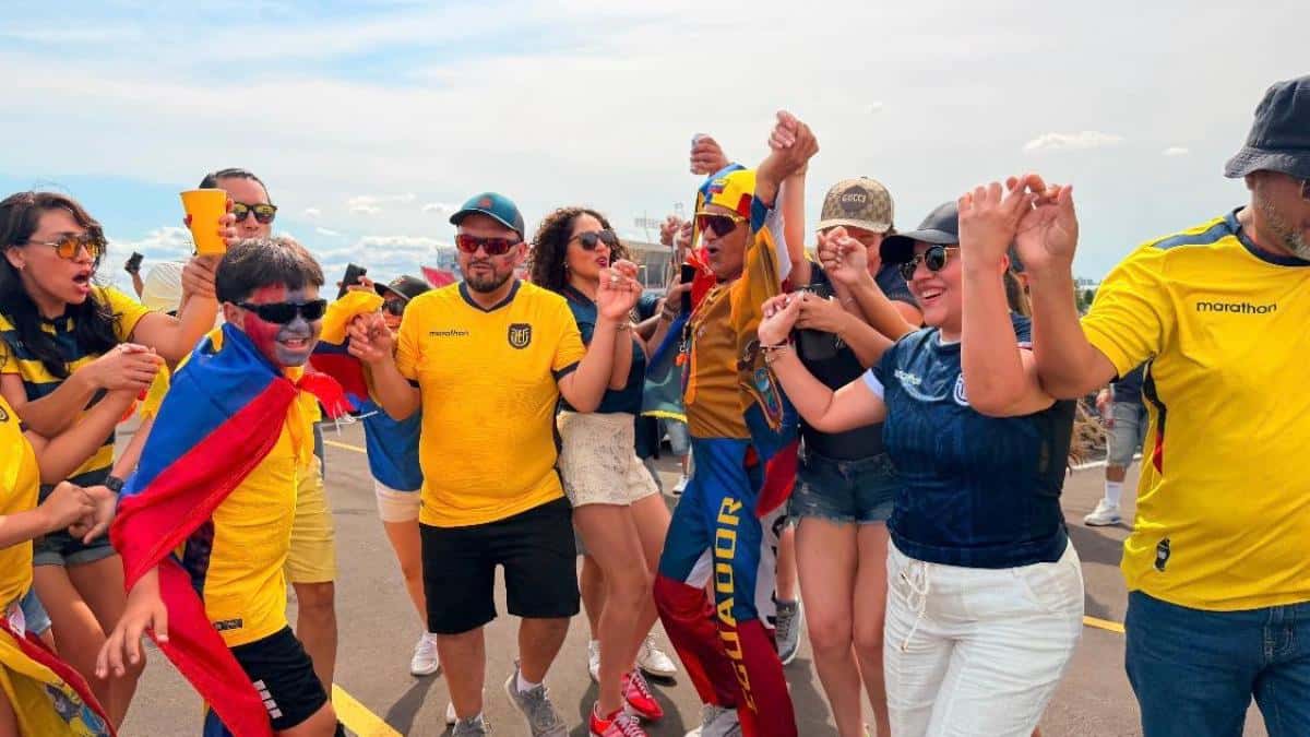 Fiesta en Kansas: así recibió la afición de Ecuador el duelo ante Curazao por el Mundial 2026