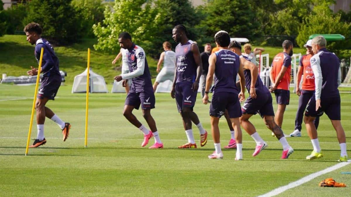 Ecuador cierra su fase de entrenamientos en Columbus antes del duelo con Alemania