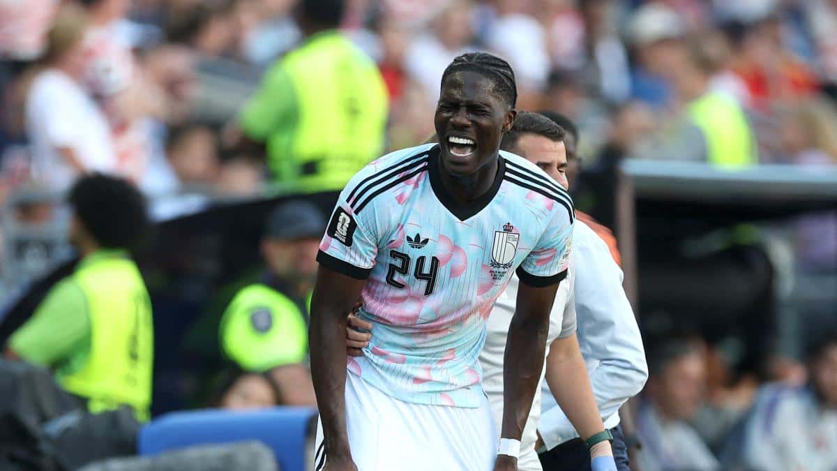 Amadou Onana, baja definitiva para el resto del Mundial por una rotura del ligamento cruzado