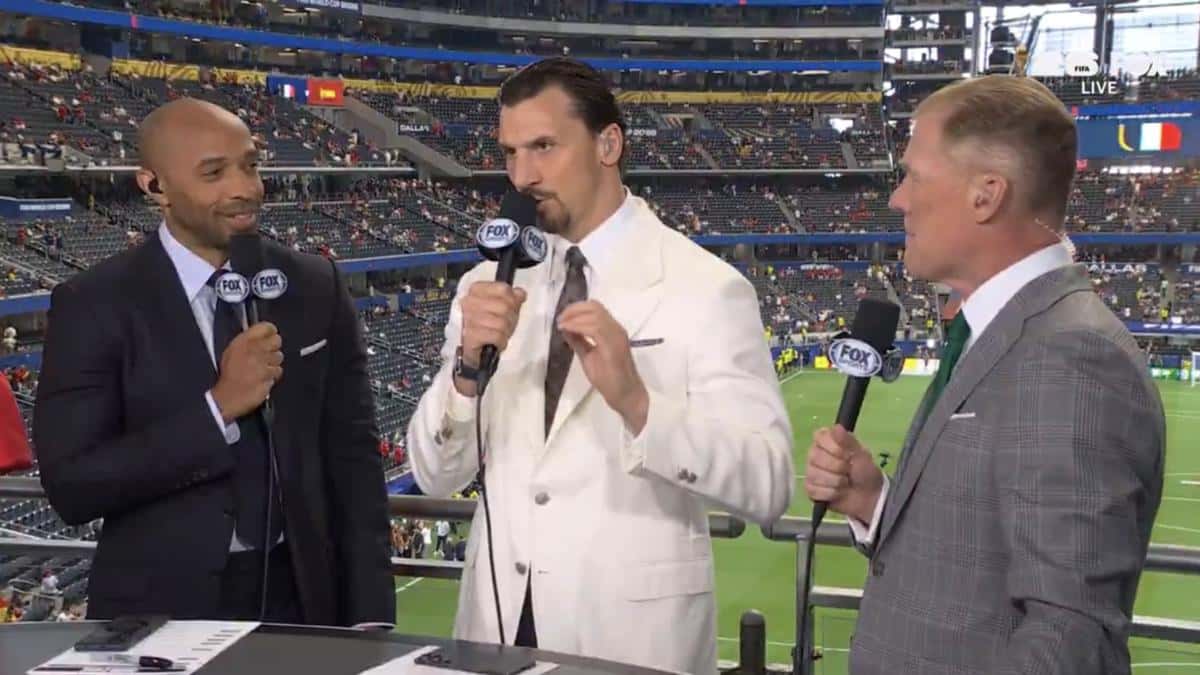 Zlatan Ibrahimovic convirtió su personalidad en un negocio durante el Mundial 2026 como comentarista de Fox Sports
