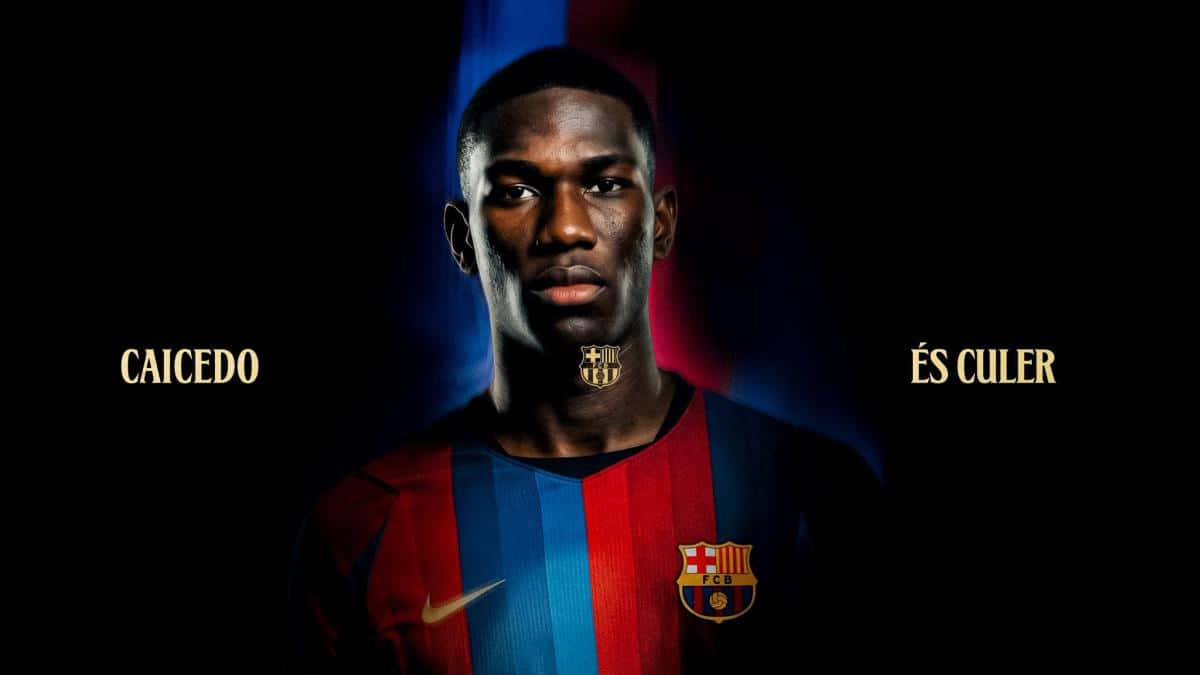 Josué Caicedo viaja a España para integrarse al Barça Atlètic y apunta al debut en el FC Barcelona