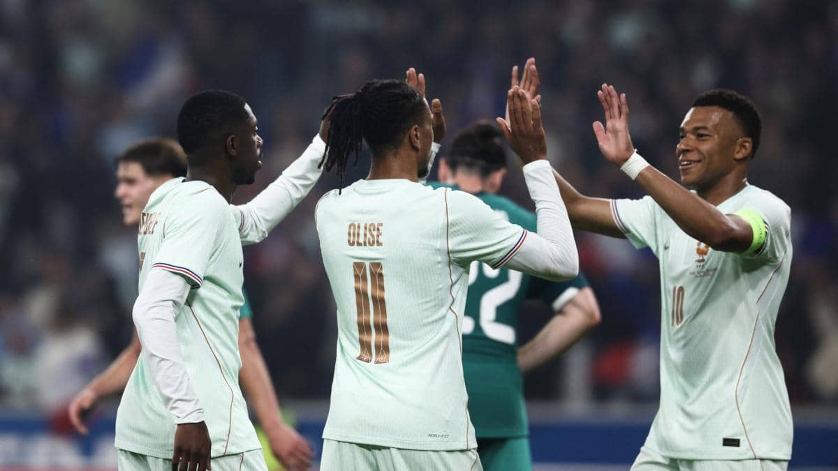 Michael Olise marcó tres goles y Francia superó 3-1 a Irlanda del Norte en el amistoso previo al Mundial 2026