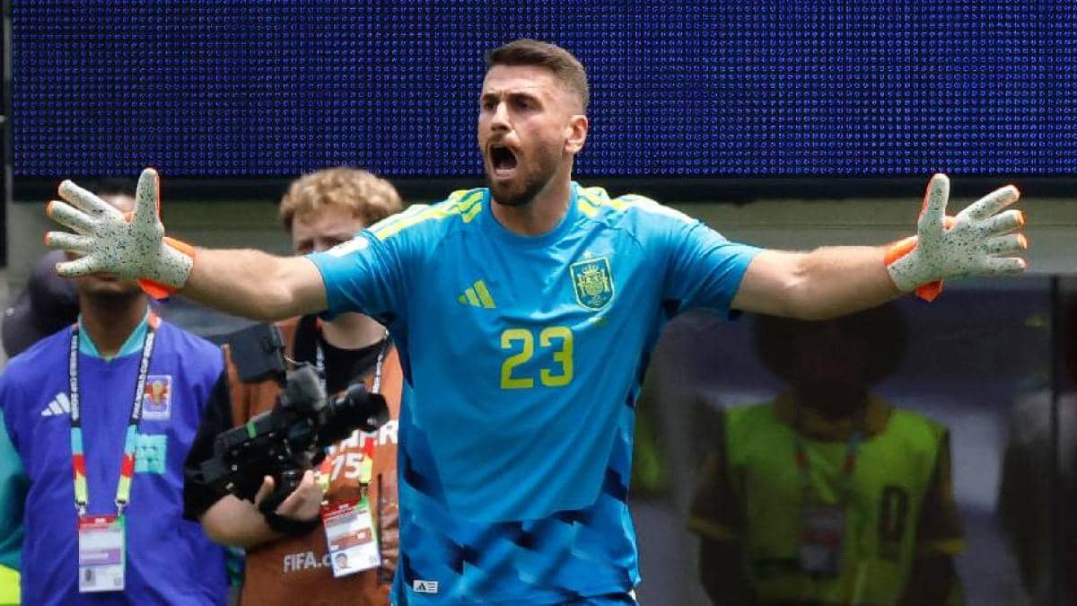 Unai Simón, arquero de España, supera el récord histórico de imbatibilidad en Mundiales