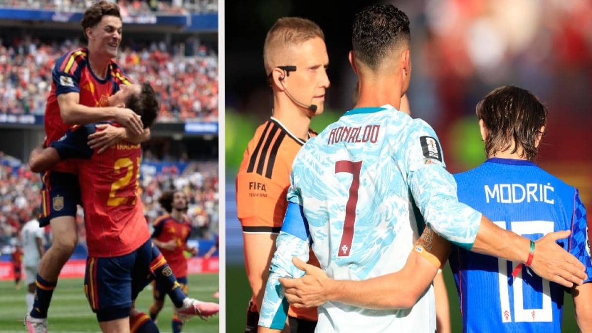 Cristiano Ronaldo decide y pone fin a la segunda generación dorada de Croacia; España avanza con goleada sobre Austria