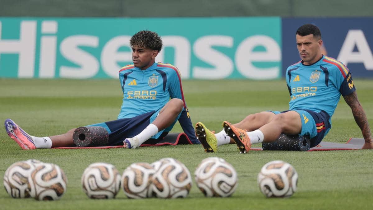 Lamine Yamal y Pedro Porro entrenan por separado en la previa de la final del Mundial 2026