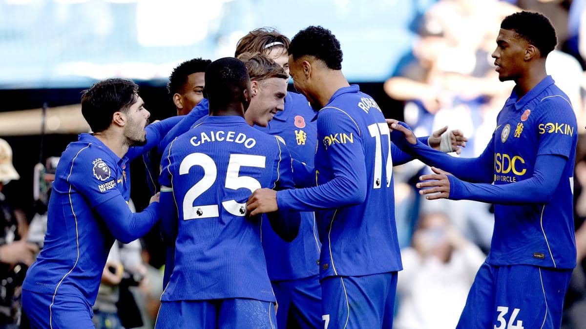 Chelsea de Moisés Caicedo derrota 2-0 al Manchester United en Stamford Bridge