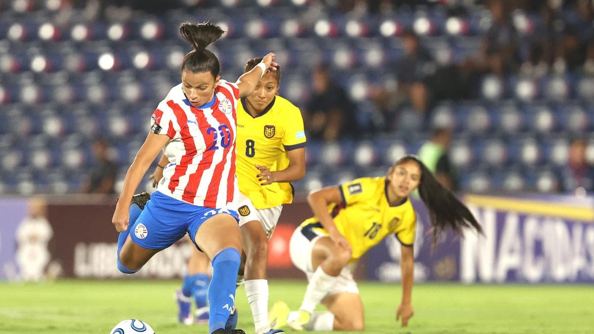 Paraguay vence 2-0 a Ecuador y Ecuador complica su camino en la Liga de Naciones Femenina