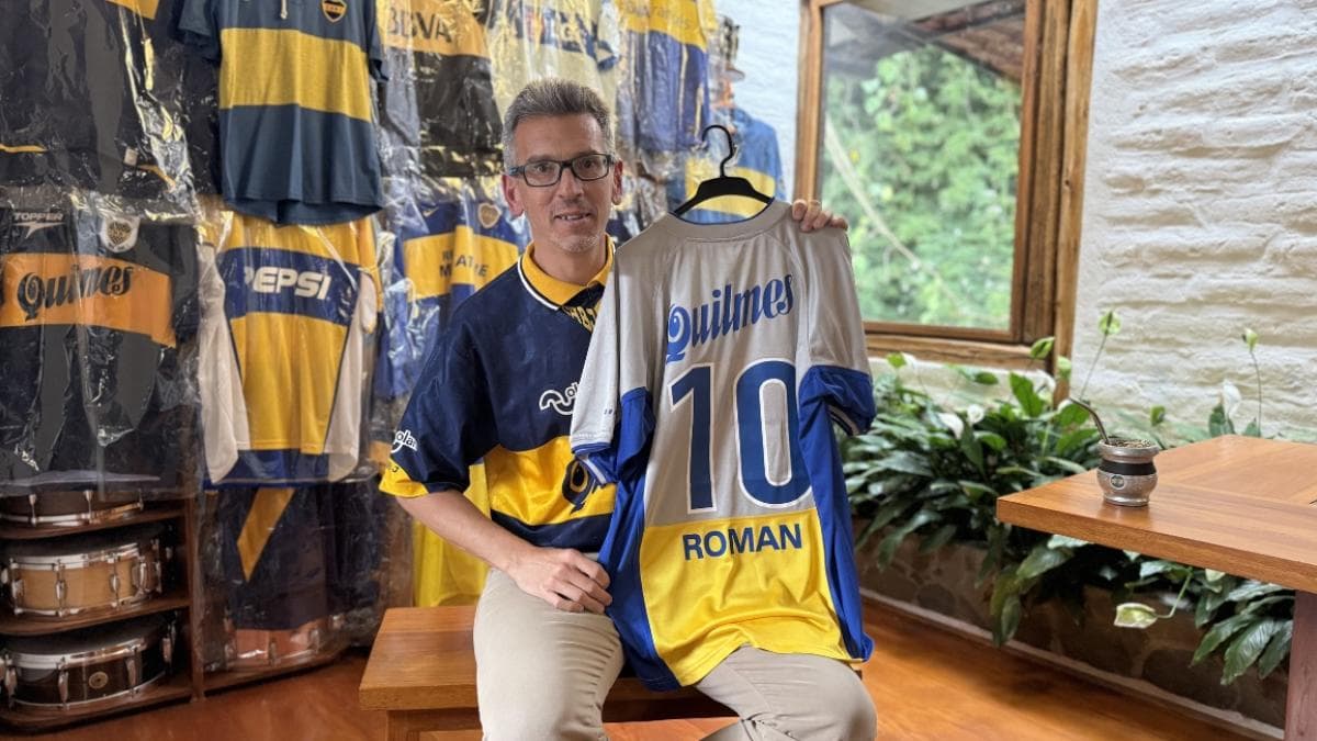 Sergio Reggiani, coleccionista de Boca Juniors en Quito: 305 camisetas y una promesa para su última morada