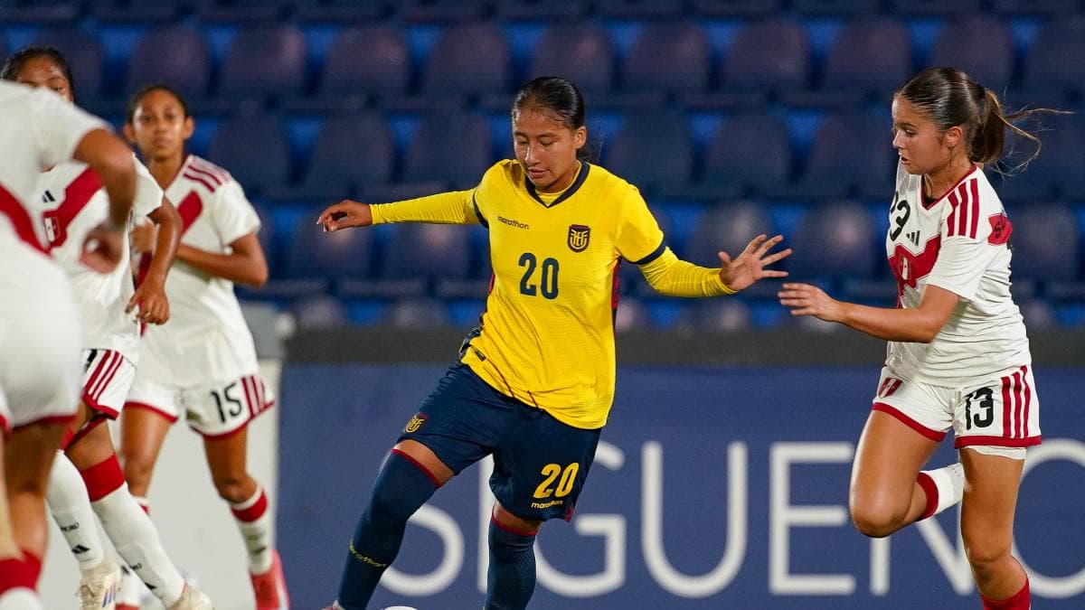 Ecuador y Perú empatan 1-1 en la Fecha 3 del Sudamericano Sub 17 Femenino