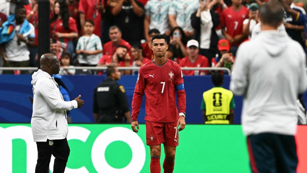 Cristiano Ronaldo se quedó sin gol y Portugal empató 1-1 con República Democrática del Congo en el Mundial
