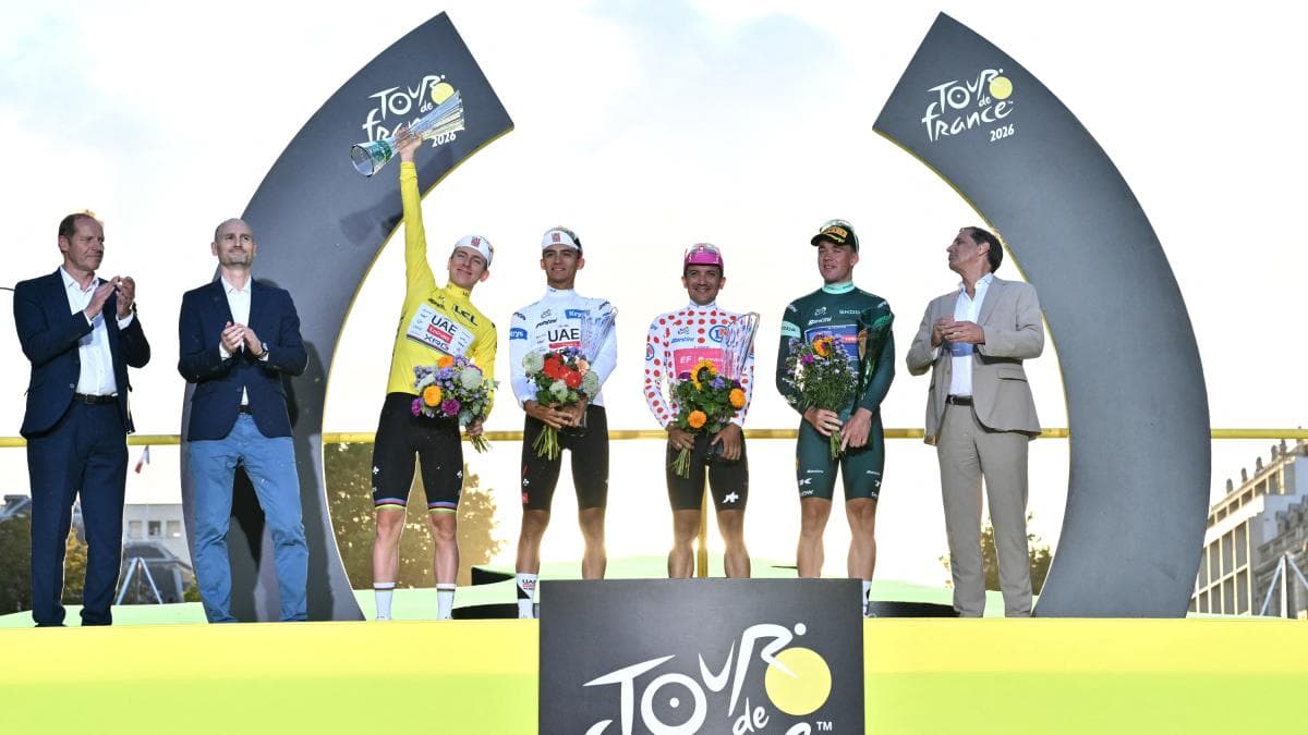Pogacar lideró la lista de premios económicos del Tour de Francia: cifras de Carapaz y otros ciclistas