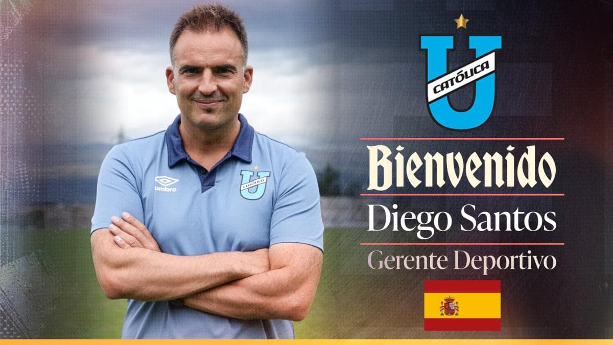 Universidad Católica oficializa a Diego Santos como nuevo gerente deportivo