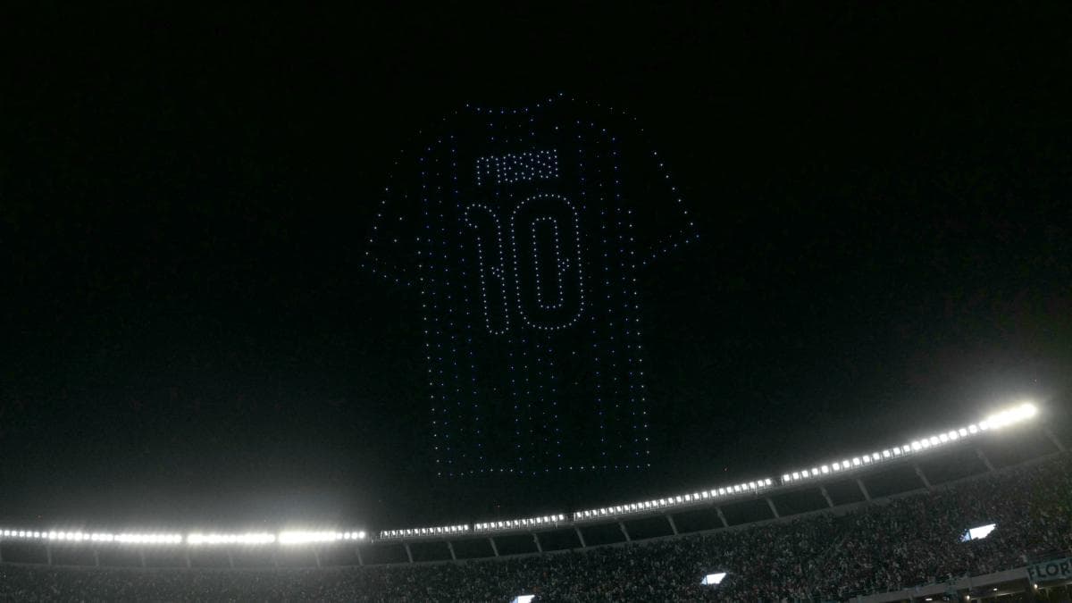 El adiós de Lionel Messi con la selección argentina se tiñó de polémica por el show de drones