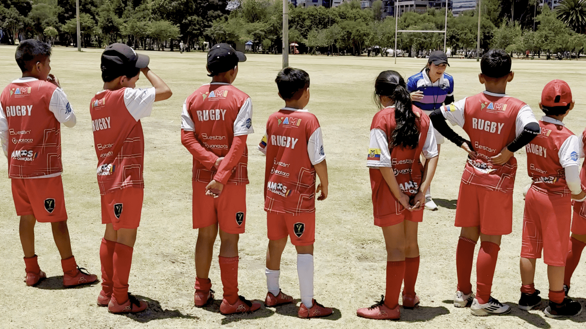 Huma Rugby impulsa el desarrollo de más de 400 niños con entrenamientos gratuitos en Quito